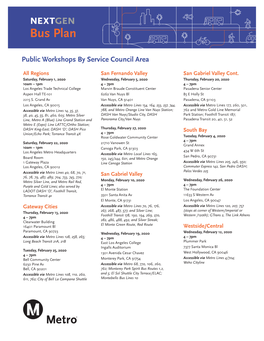 Next Gen Public Workshops Feb 2020