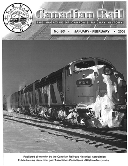 Canadian Railroad Historical Association Publie Tous Les Deux Mois Par L'association Canadienne D'histoire Ferroviaire 2