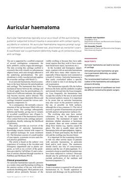 Auricular Haematoma 105 – 8