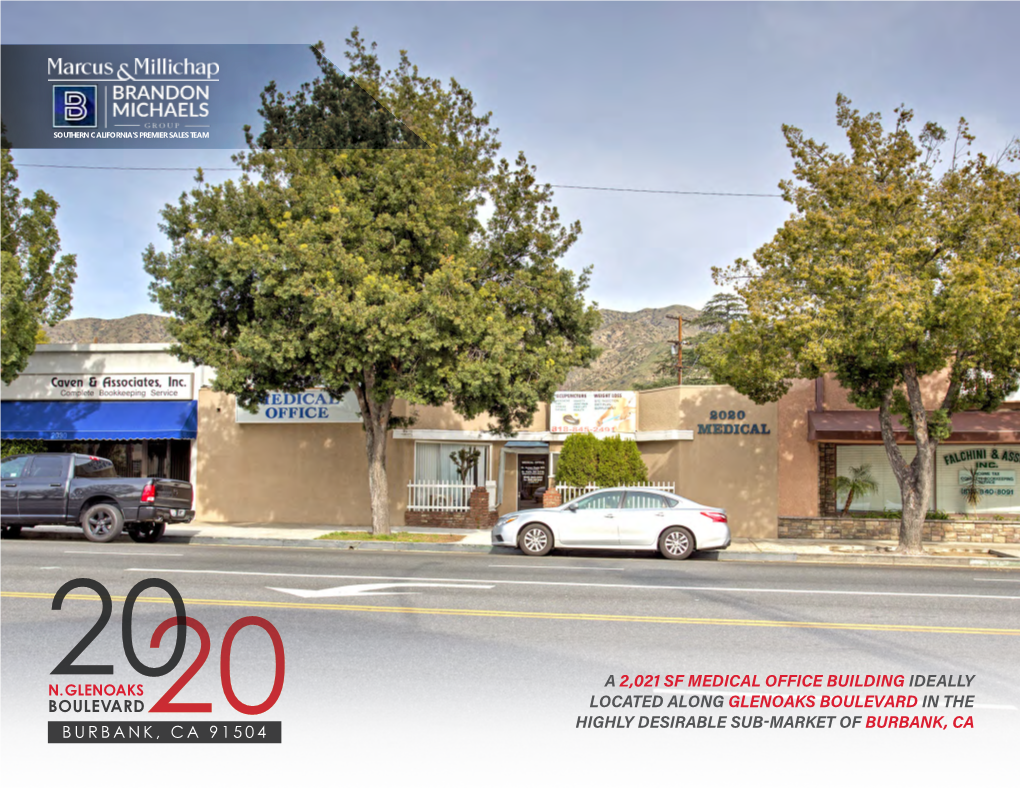A 2,021 Sf Medical Office Building Ideally Located