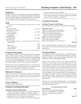 185 Drafting/Computer Aided Design