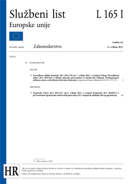 Službeni List Europske Unije
