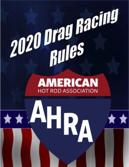 2020 AHRA Rulebook