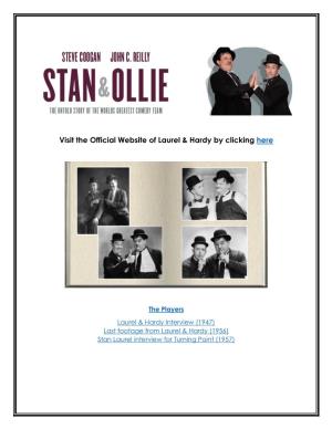 Visit the Official Website of Laurel & Hardy by Clicking Here