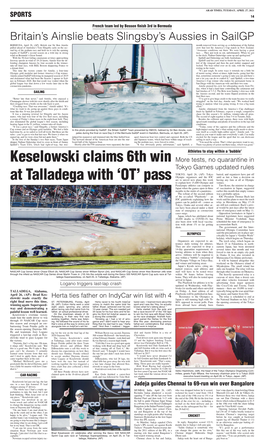 Keselowski Claims 6Th Win at Talladega With