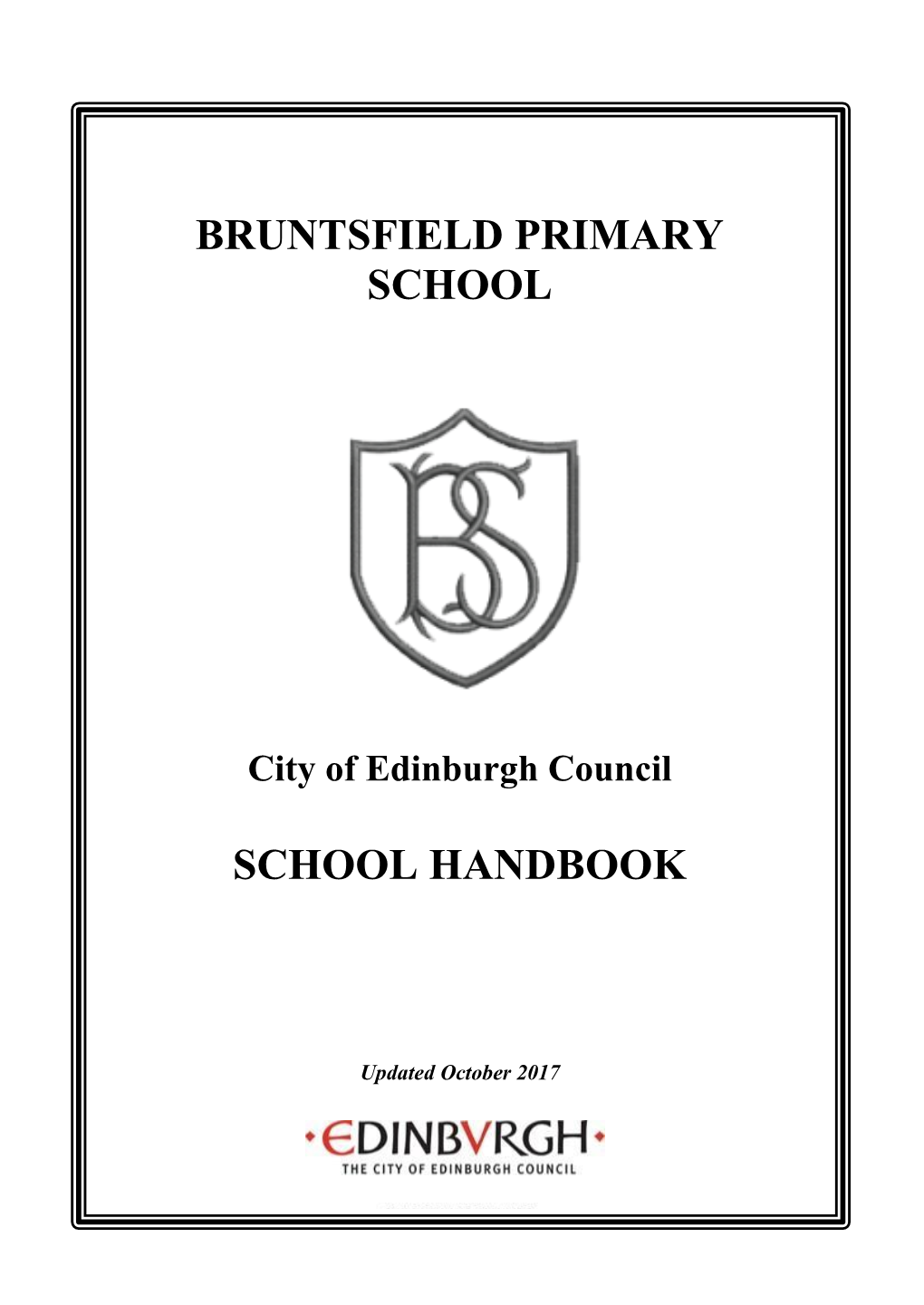 Bruntsfield Primary School School Handbook