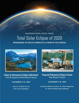 Total Solar Eclipse of 2020 Brochure