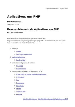 Aplicativos Em PHP – Página 1/547