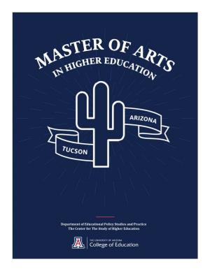 Higher Education MA Student Handbook