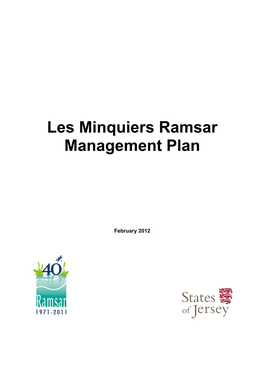 Ramsar Les Minquiers Management Plan