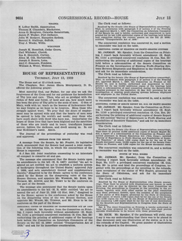 Congressional Record-House House of Representatives