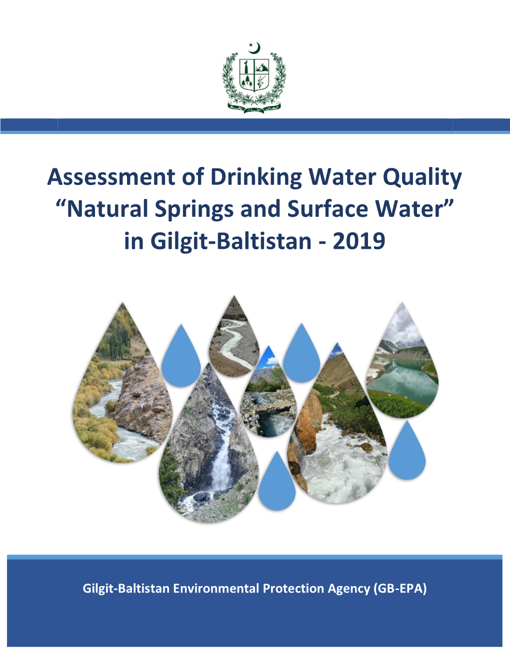 Assessment of Drinking Water Quality “Natural Springs and Surface Water”