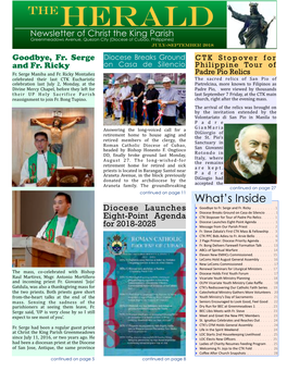 CTK Parish Newsletter 2018-3 Low