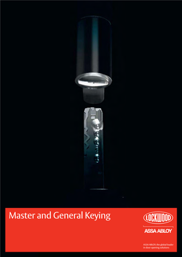 Master and General Keying