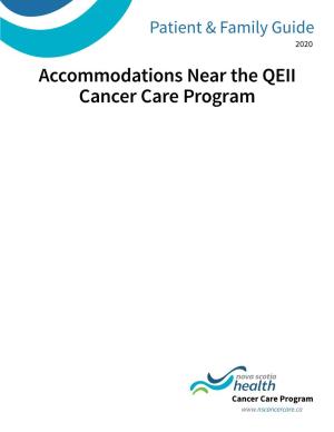 Accommodations Near the QEII Cancer Care Program