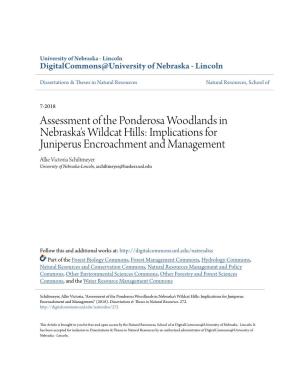 Assessment of the Ponderosa Woodlands in Nebraska's Wildcat