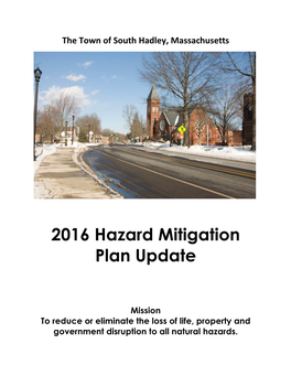 2016 Hazard Mitigation Plan Update