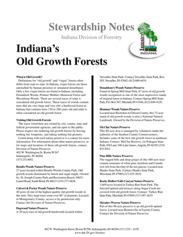 Indiana's Old Growth Forest