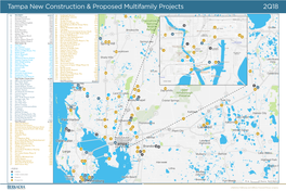Tampa New Construction & Proposed Multifamily Projects 2Q18