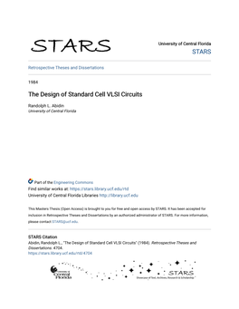 The Design of Standard Cell VLSI Circuits