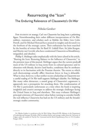 The Enduring Relevance of Clausewitz's On
