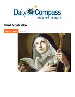 Saint Scholastica