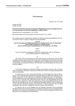 18. Wahlperiode Drucksache 18/7893 1 Änderungsantrag Hannover, Den