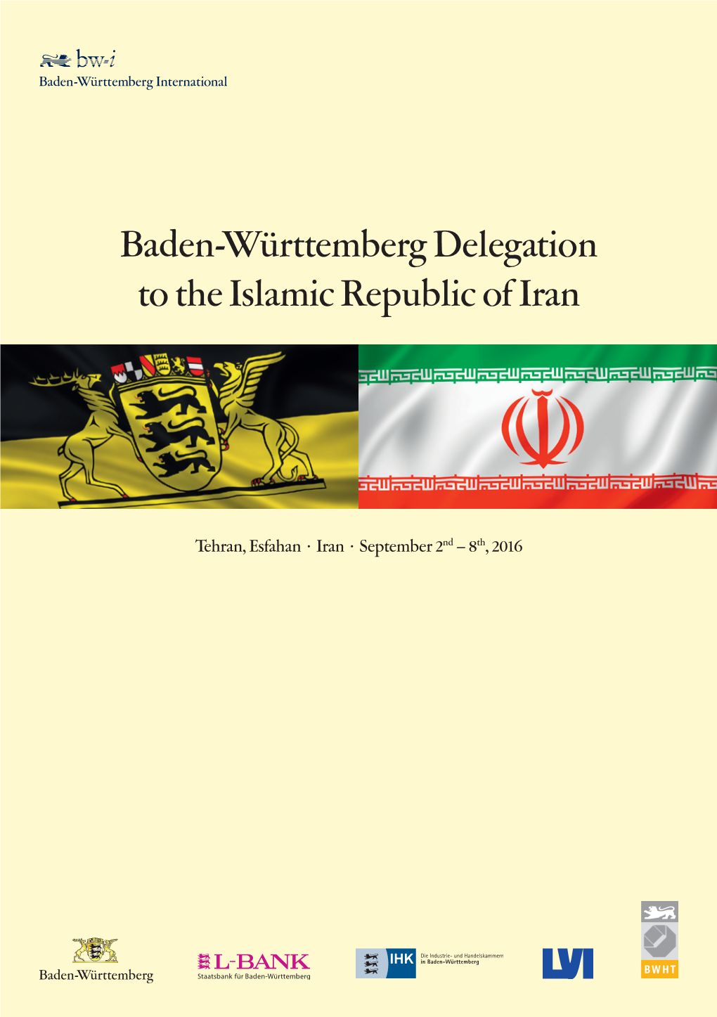 Baden-Württemberg Delegation to the Islamic Republic of Iran