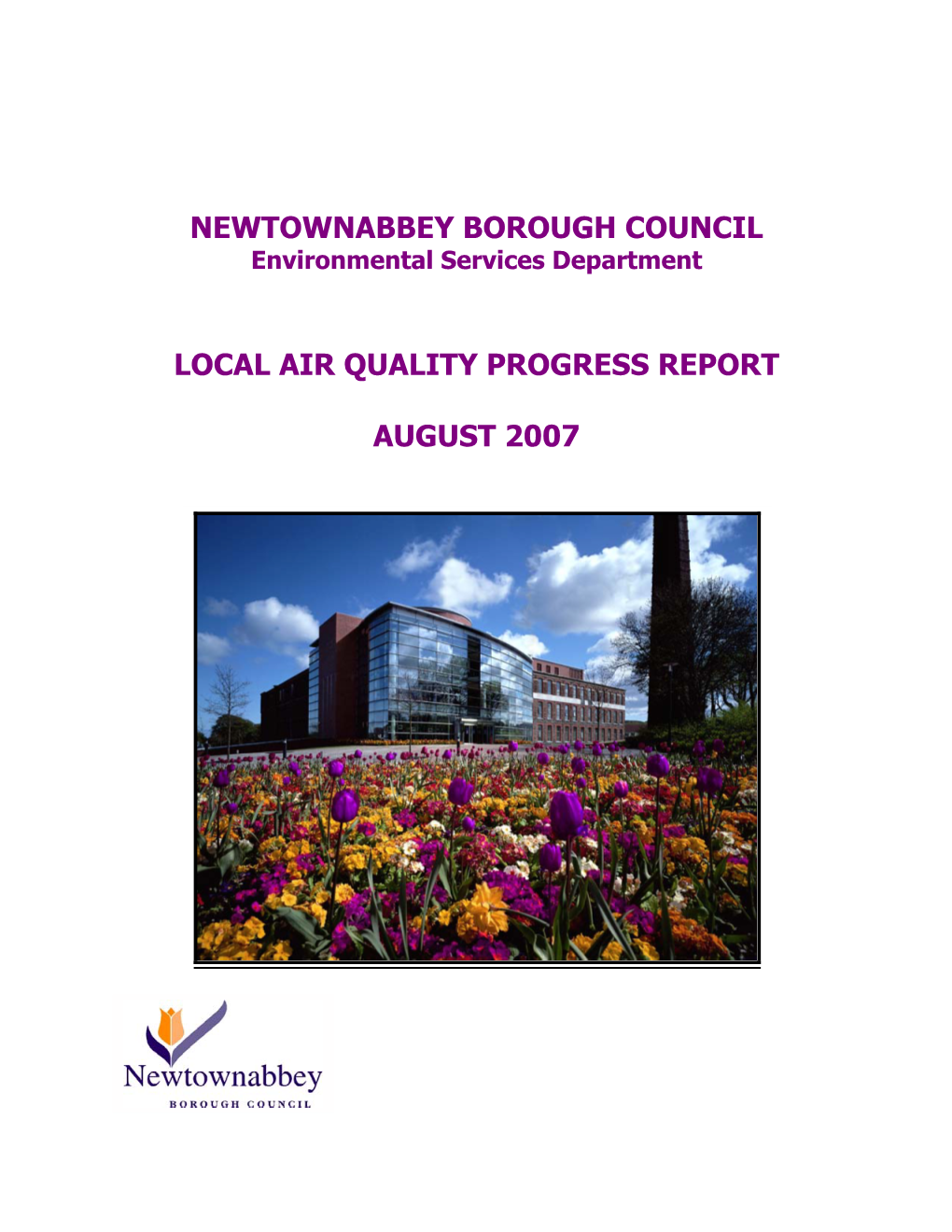 NEWTOWNABBEY BOROUGH COUNCIL Environmental Services Department