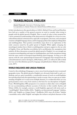 Translingual English