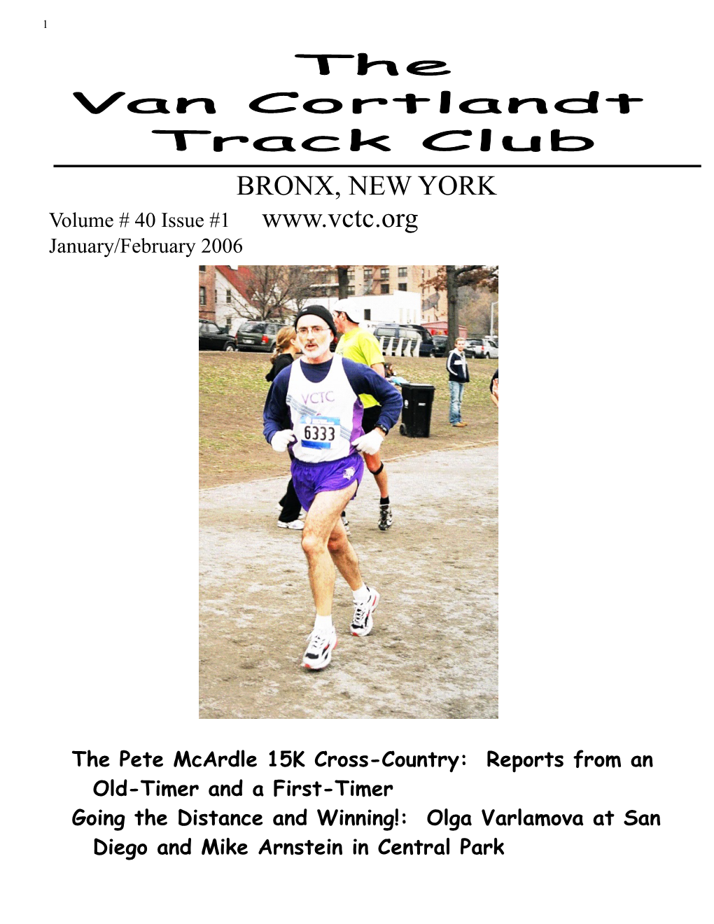 VCTC Newsletter 01-09-06.Pub