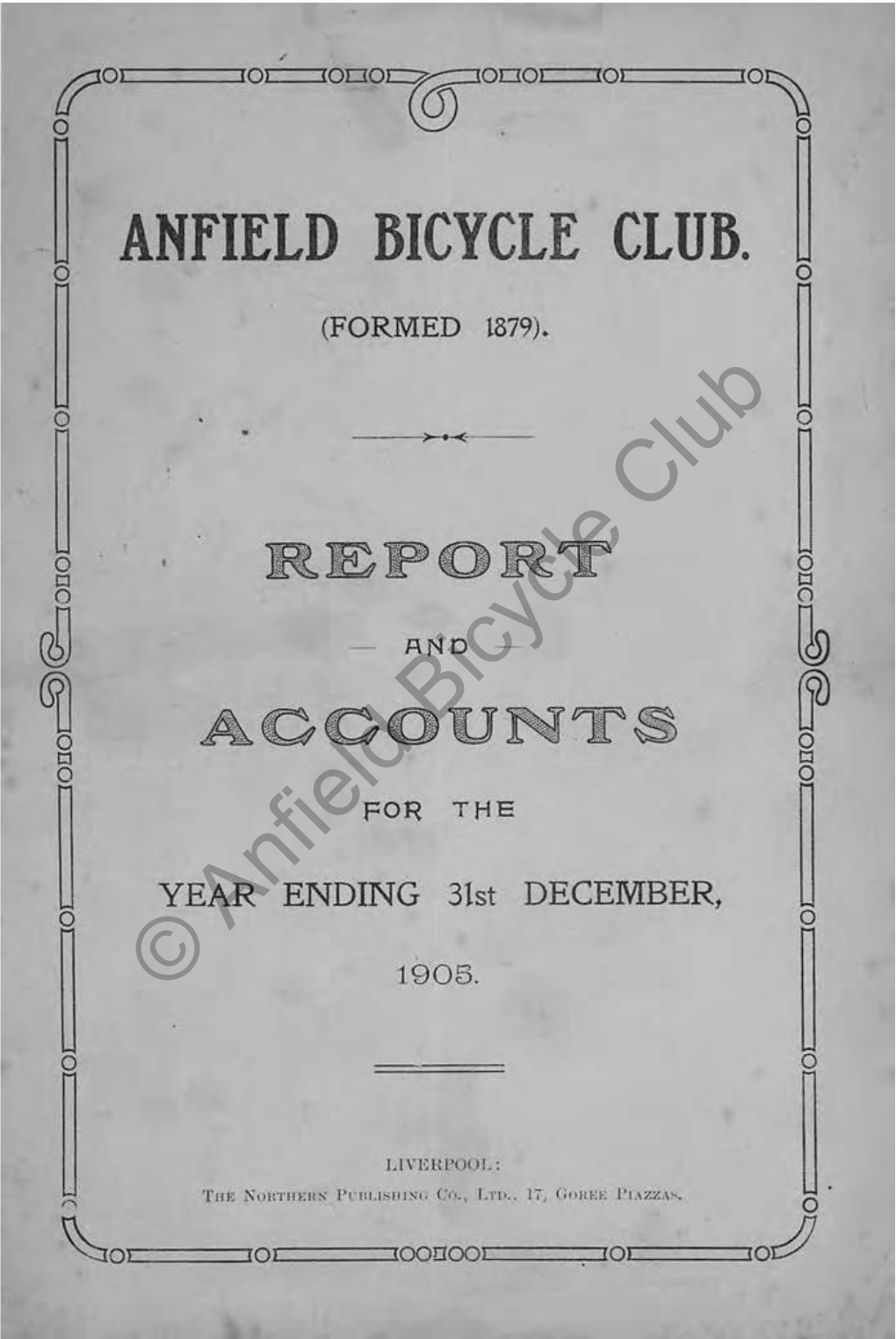 Anfield Bicycle Club Annual Report