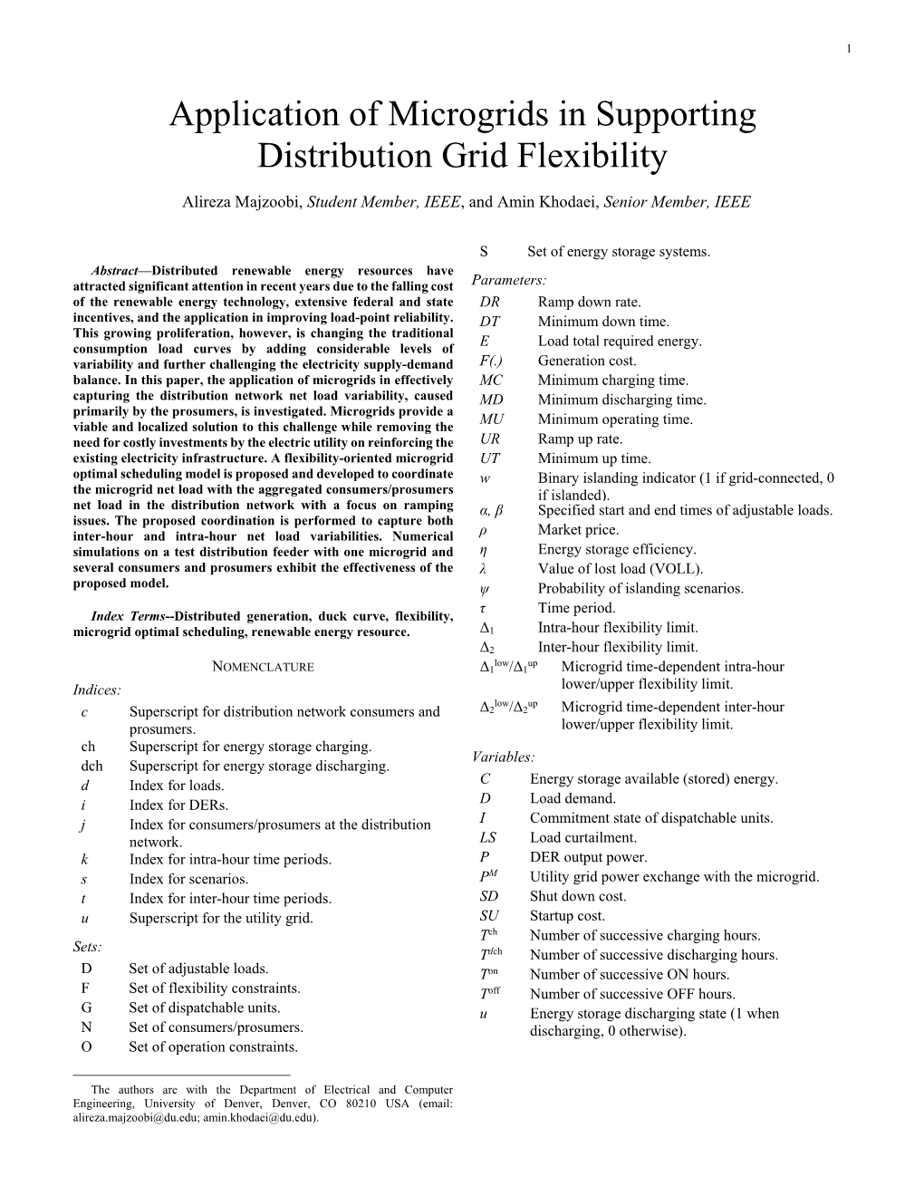 Application of Microgrids in Supporting Distribution Grid Flexibility