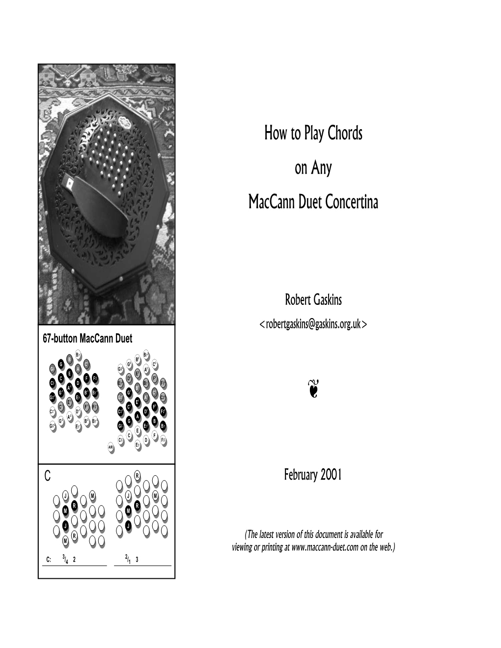 How to Play Chords on Any Maccann Duet Concertina