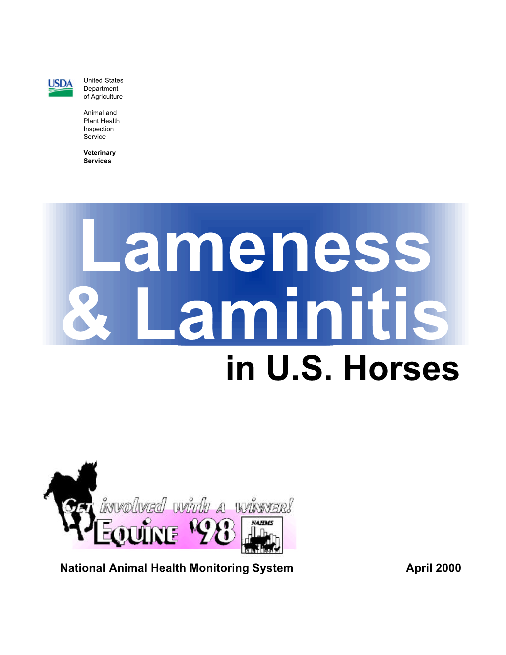 Lameness & Laminitis in U.S. Horses