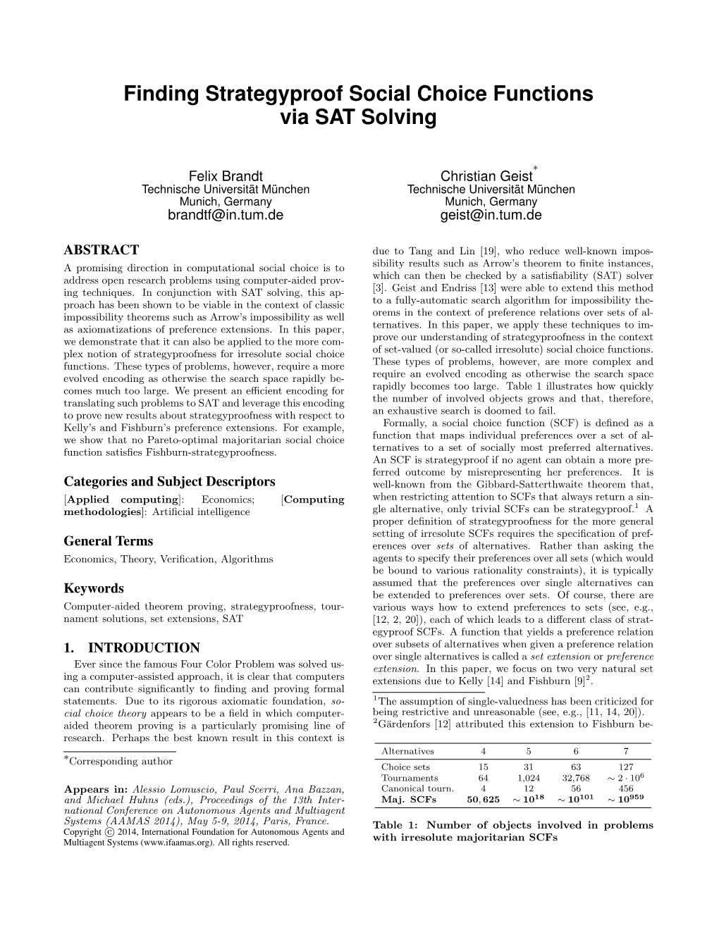 Finding Strategyproof Social Choice Functions Via SAT Solving