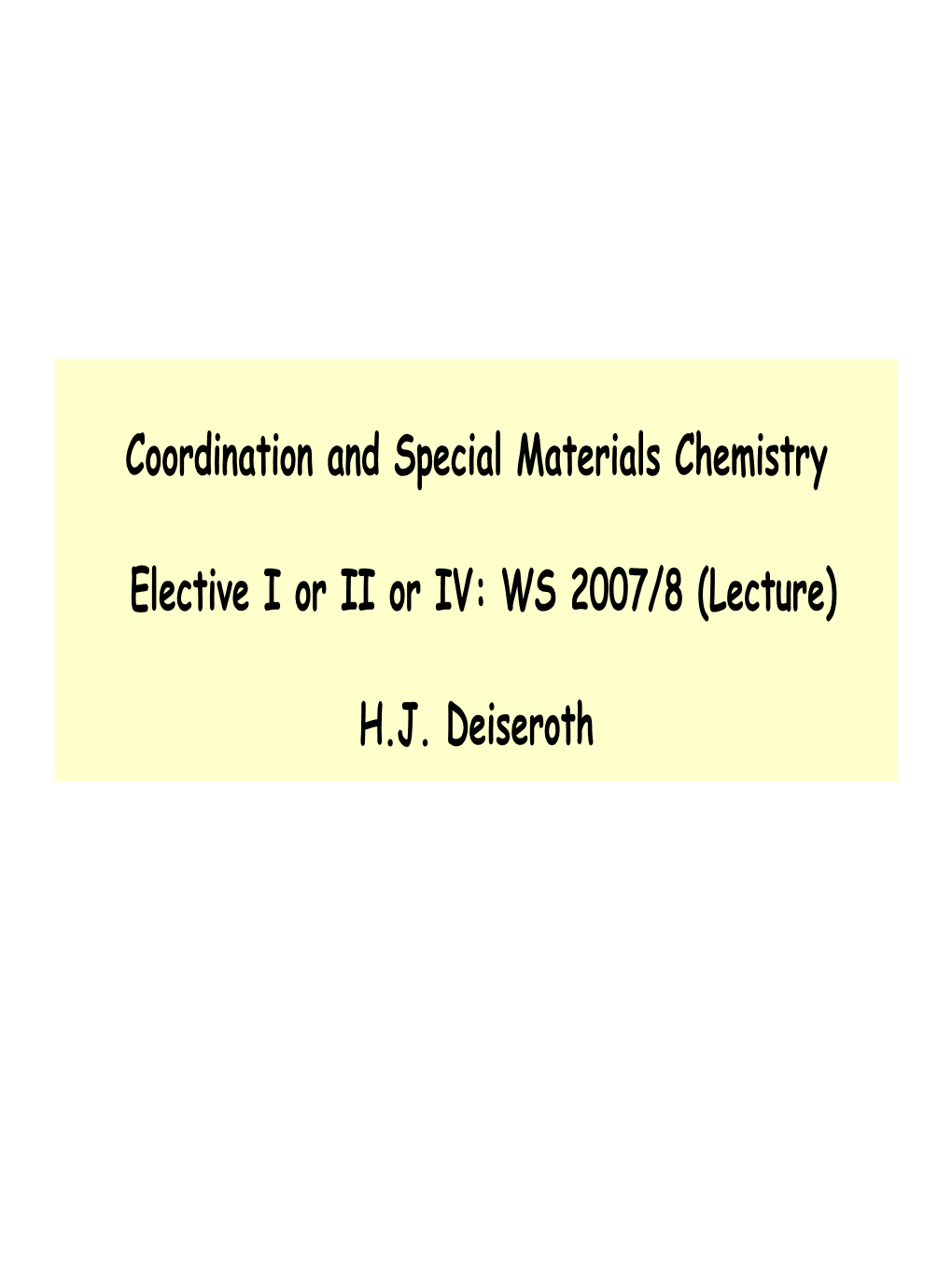 Geometric Isomers