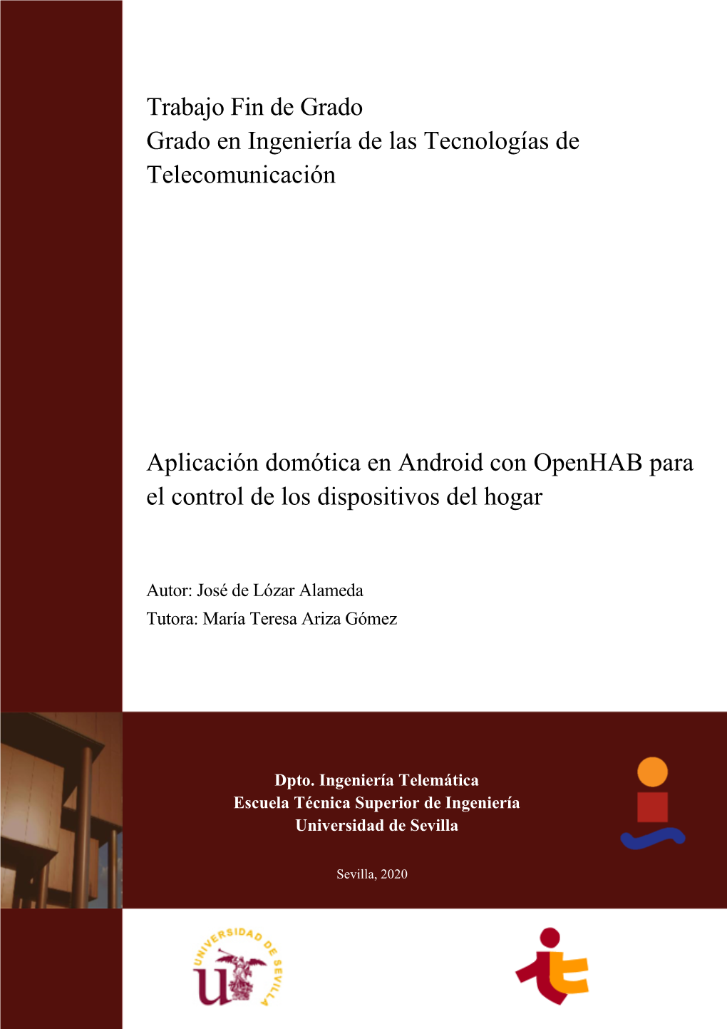 Aplicación Domótica En Android Con Openhab Para El Control De Los Dispositivos Del Hogar