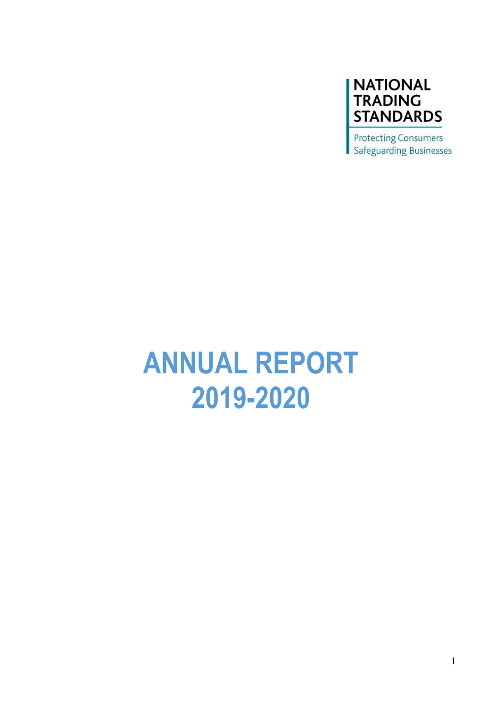 National Trading Standards 2019