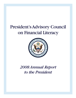 President's Advisory Council on Financial Literacy