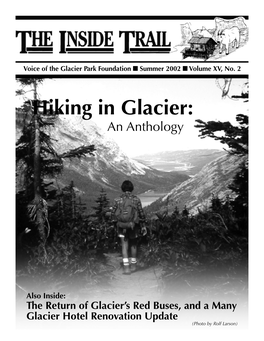 Hiking in Glacier: an Anthology