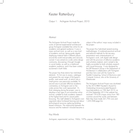 Kester Rattenbury – Archigram Archival Project