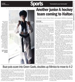 Another Junior a Hockey Team Coming to Halton