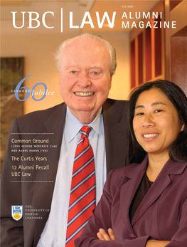 UBC Law Alumni Magazine Is Published [UBC 10.1/5]