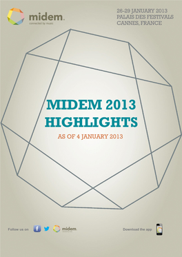 What's New @ Midem 2013?