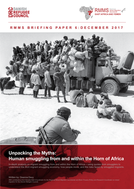 Unpacking the Myths: Human Smuggling from and Within the Horn