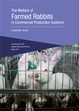 The Welfare of Farmed Rabbits in Commercial Production Systems