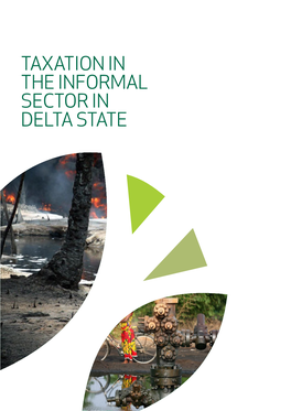 Taxation in the Informal Sector in Delta State Introduction