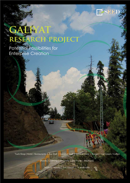 GALIYAT Research Project Potential Possibilities for Enterprise Creation