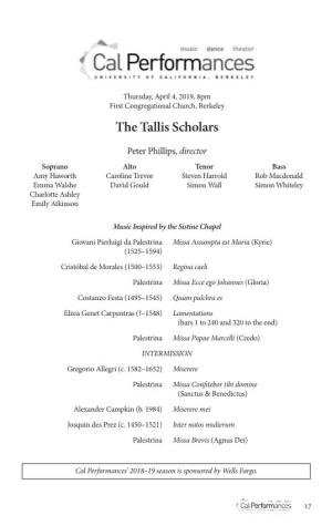 The Tallis Scholars